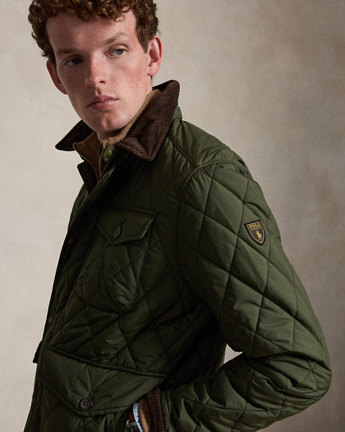 Καπιτονέ μπουφάν Beaton Ralph Lauren σε λαδί, όψη 5
