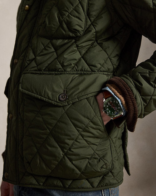 Καπιτονέ μπουφάν Beaton Ralph Lauren σε λαδί, όψη 6