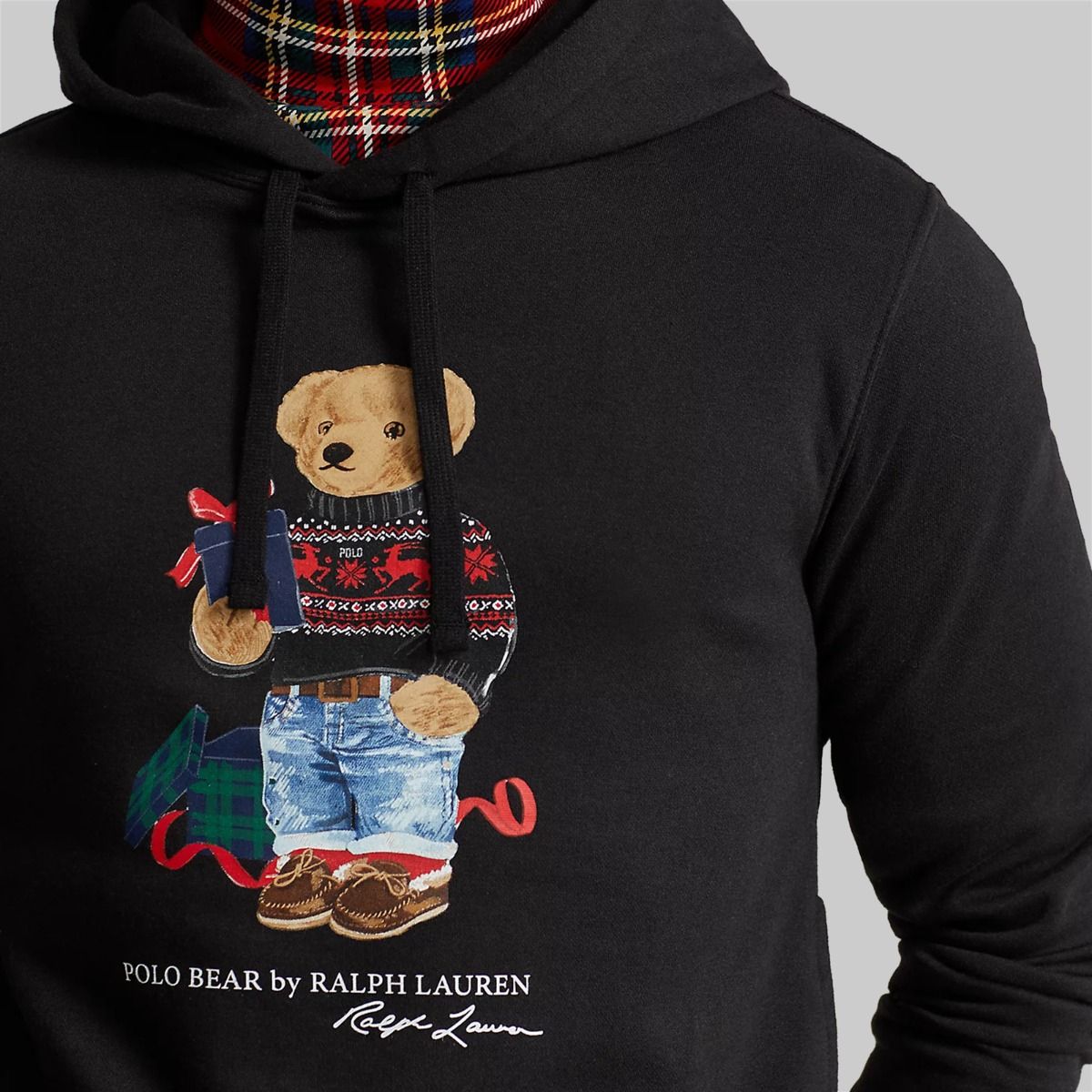 Ralph Lauren Polo Fleece Φούτερ με Αρκουδάκι | Μαύρο
