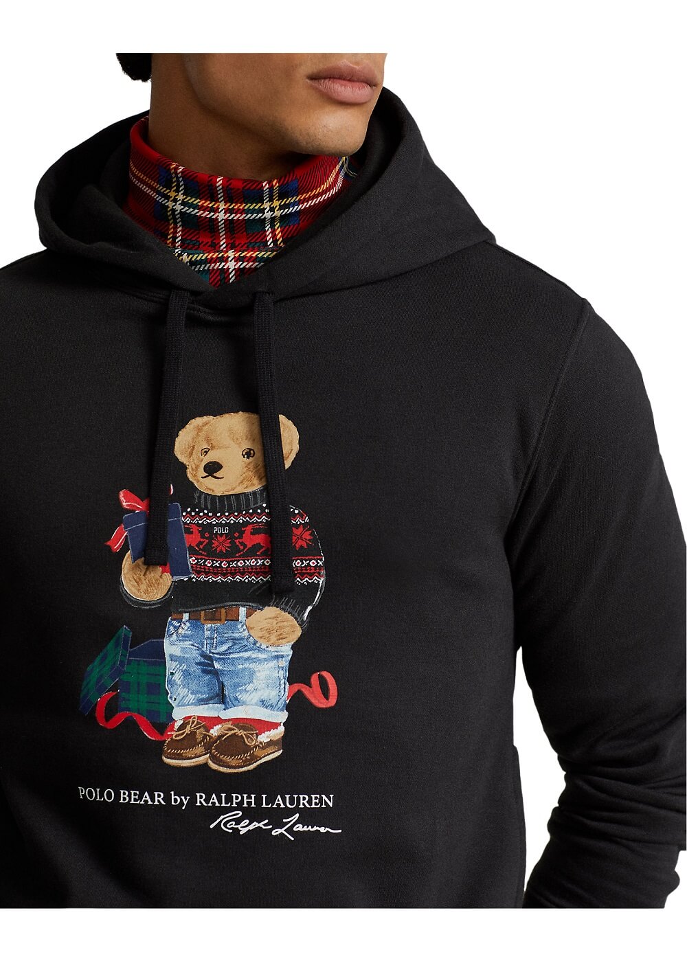 Ralph Lauren Polo Fleece Φούτερ με Αρκουδάκι | Μαύρο