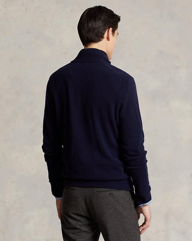 Μάλλινη ζακέτα με φερμουάρ Ralph Lauren | Hunter Navy, όψη 1