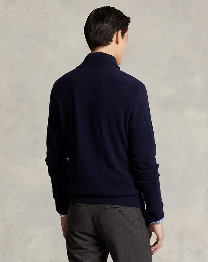 Μάλλινη ζακέτα με φερμουάρ Ralph Lauren | Hunter Navy, όψη 1