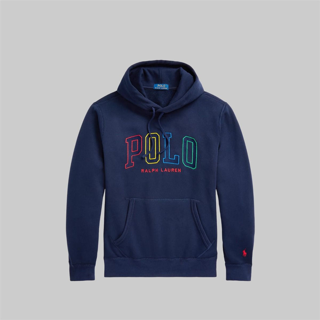 Ralph Lauren Polo Φούτερ με Πολύχρωμο Λογότυπο | Σκούρο Μπλε