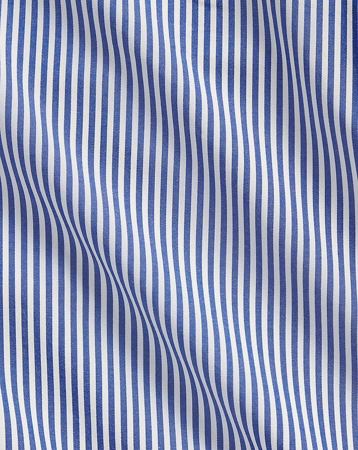 Custom Fit gestreiftes Hemd aus Stretchpopeline Ralph Lauren | Royalblau/Weiß, Ansicht 1
