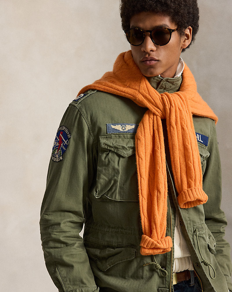 Ralph Lauren Veste Iconic Field — Olive Mountain W/Patches, vue 1