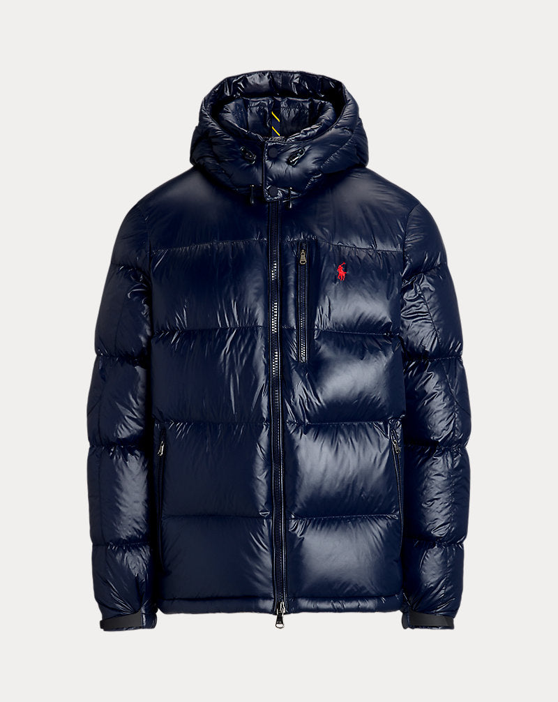 Ralph Lauren Plumífero Gorham con acabado brillante — Collection Navy Glossy, vista 1