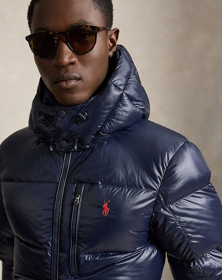 Ralph Lauren Plumífero Gorham con acabado brillante — Collection Navy Glossy, vista 1