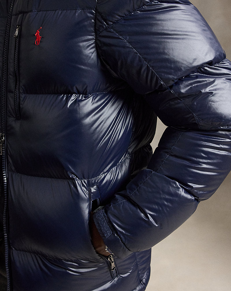 Ralph Lauren Plumífero Gorham con acabado brillante — Collection Navy Glossy, vista 1