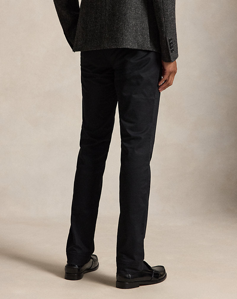 Ralph Lauren بنطال تشينو Greenwich Slim Fit من القطن المرن — Polo Black, منظر 1