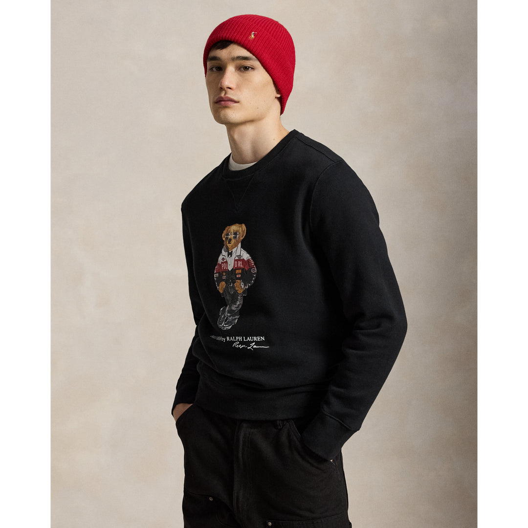 Ralph Lauren Polo Bear Fleece Sweatshirt in Polo Black, view 1