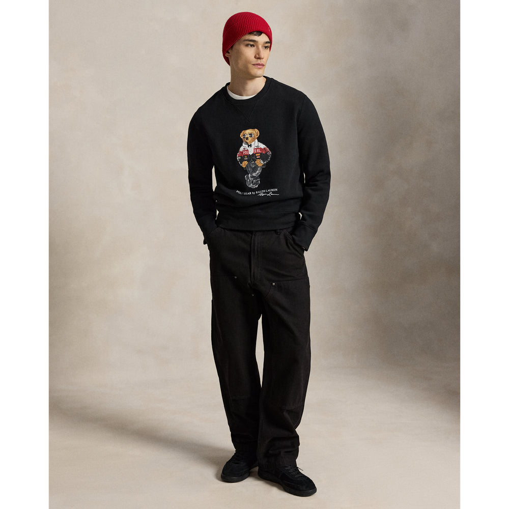 Ralph Lauren Polo Bear Fleece Sweatshirt in Polo Black, view 2
