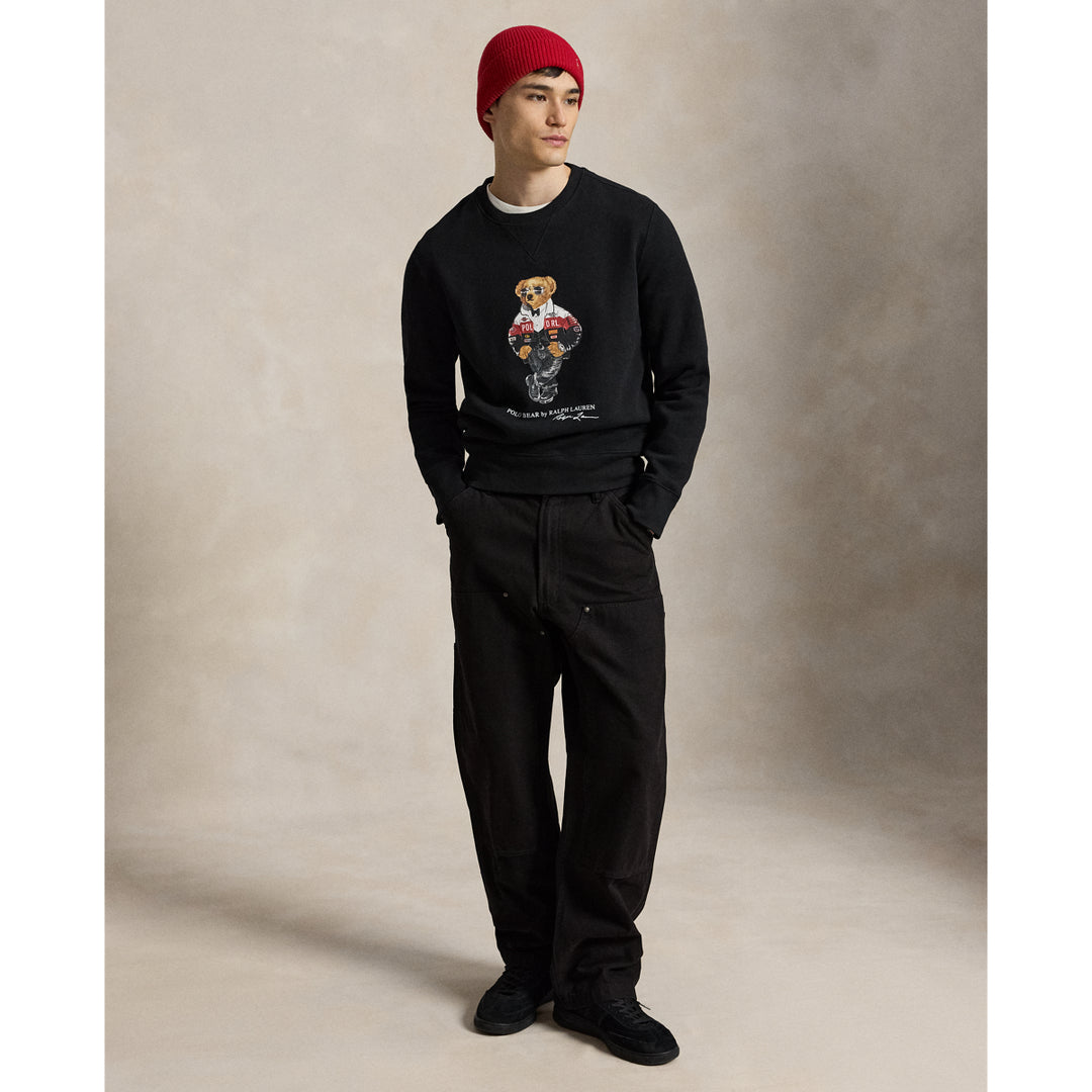 Ralph Lauren Polo Bear Fleece Sweatshirt in Polo Black, view 2