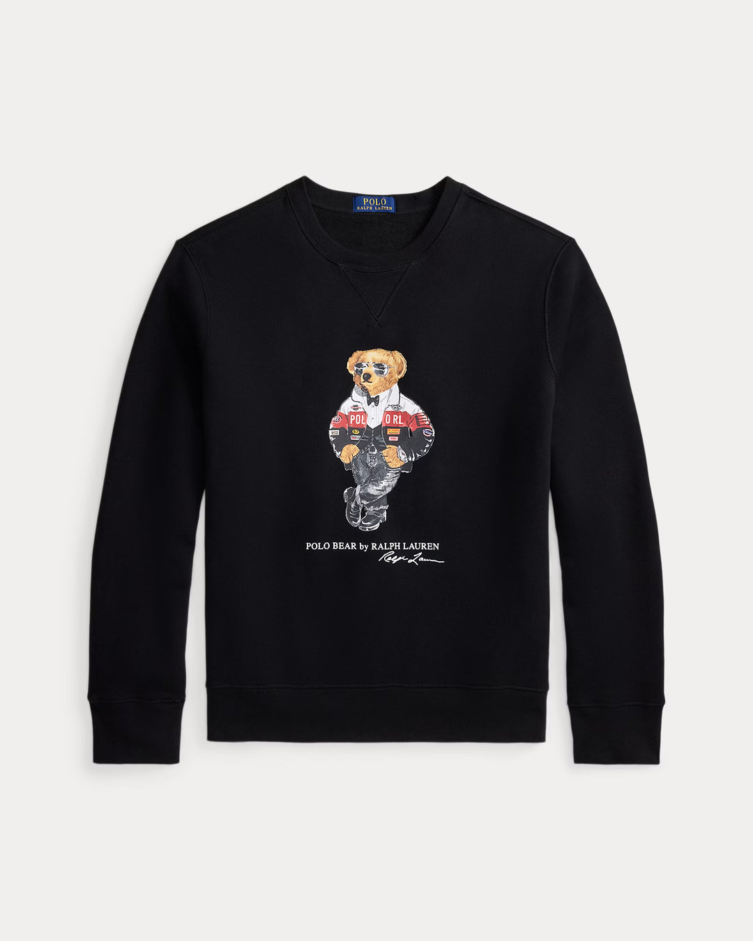 Ralph Lauren φούτερ Polo Bear – Μαύρο, όψη 3