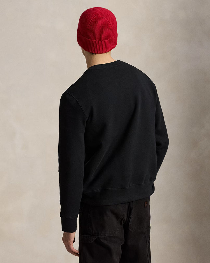Ralph Lauren φούτερ Polo Bear – Μαύρο, όψη 4
