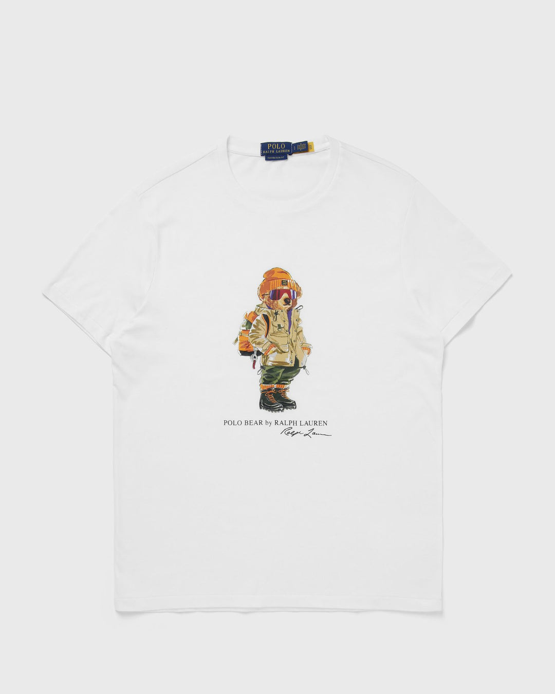 Ralph Lauren Polo Bear Jersey-T-Shirt in Classic Fit – Weiß, Ansicht 1
