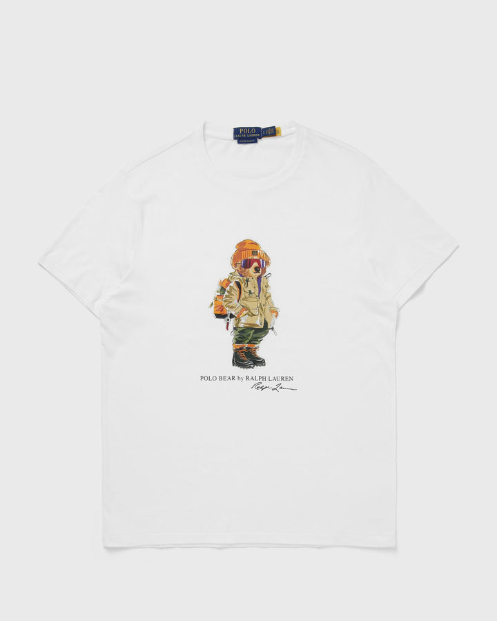 Ralph Lauren Polo Bear Jersey-T-Shirt in Classic Fit – Weiß, Ansicht 1