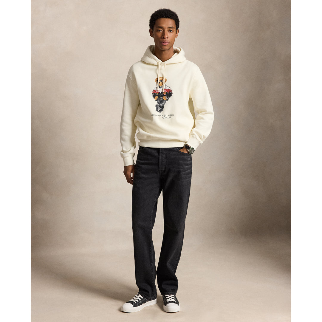 Ralph Lauren Sweat à capuche Polo Bear en molleton — Clubhouse Cream, vue 2