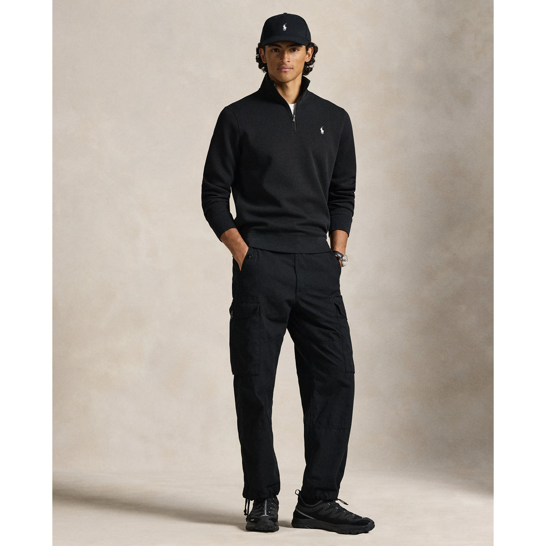 Doppelstrick-Pullover mit Viertelreißverschluss Ralph Lauren | Polo Black, Ansicht 2