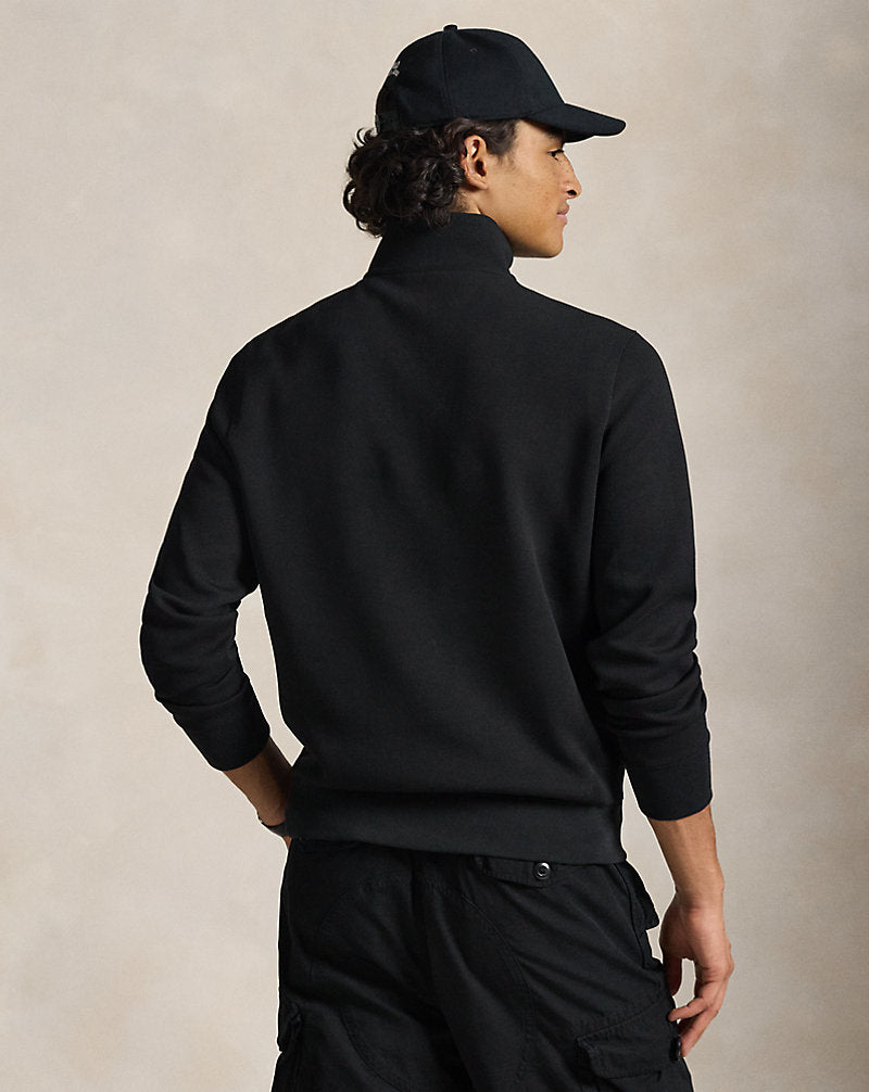 Doppelstrick-Pullover mit Viertelreißverschluss Ralph Lauren | Polo Black, Ansicht 1