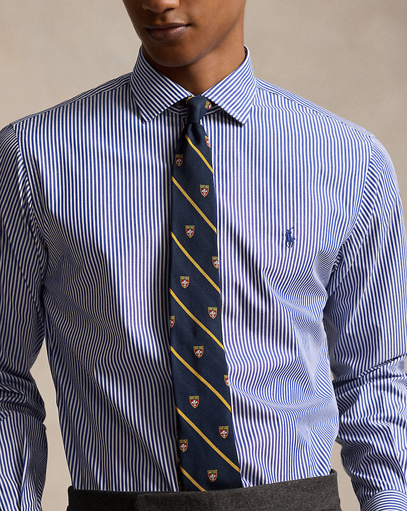 Custom Fit Popeline-Hemd Ralph Lauren | Royalblau/Weiß, Ansicht 1
