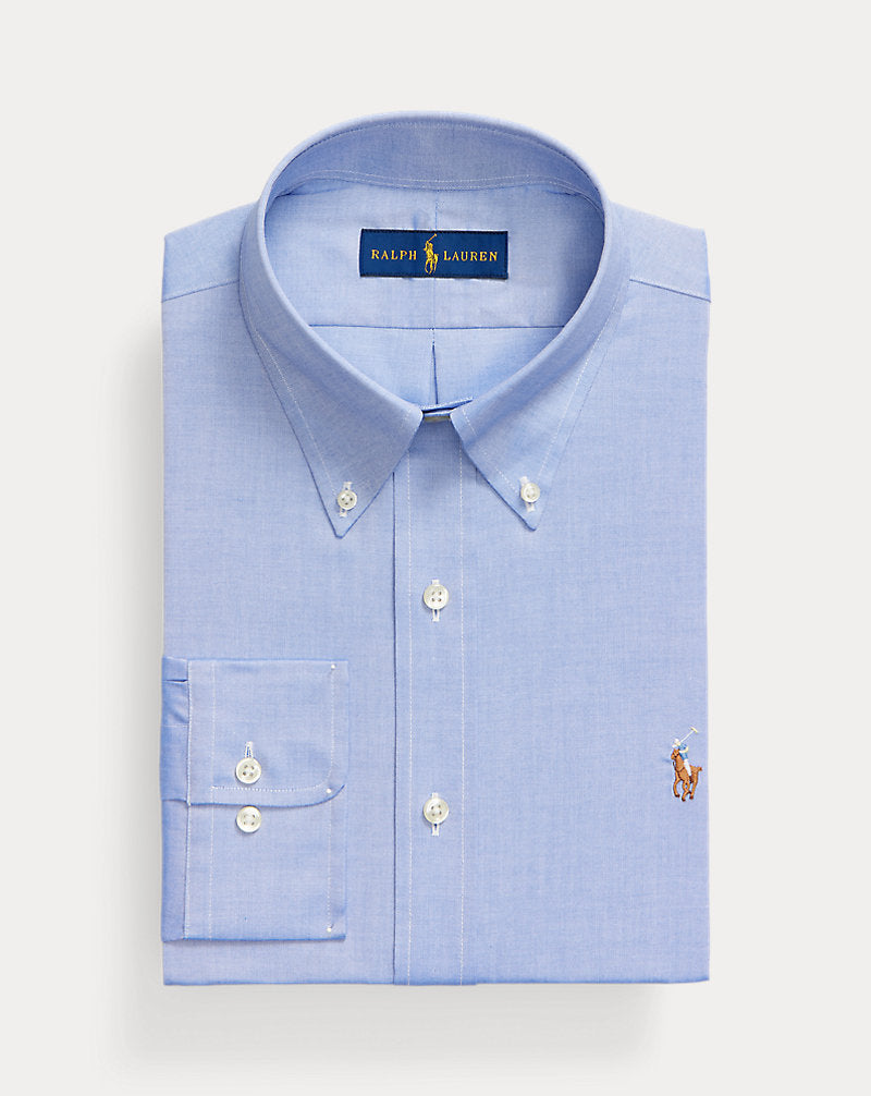 Custom Fit Oxford-Hemd Ralph Lauren | Blau/Weiß, Ansicht 1