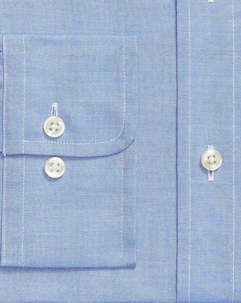 Custom Fit Oxford-Hemd Ralph Lauren | Blau/Weiß, Ansicht 1