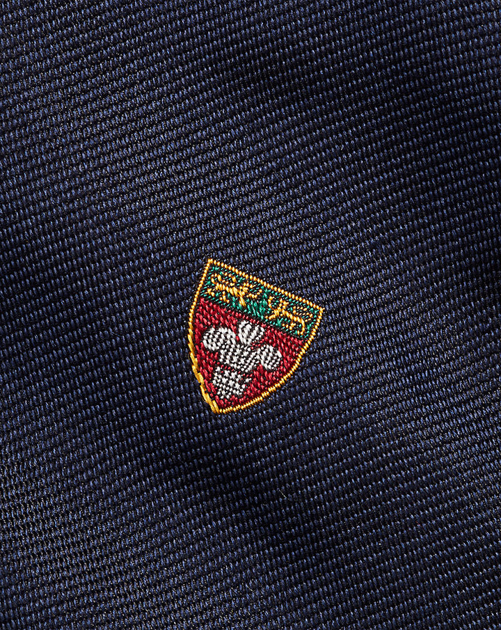 Club-Krawatte aus Seidenrepp Ralph Lauren | Marineblau, Ansicht 1