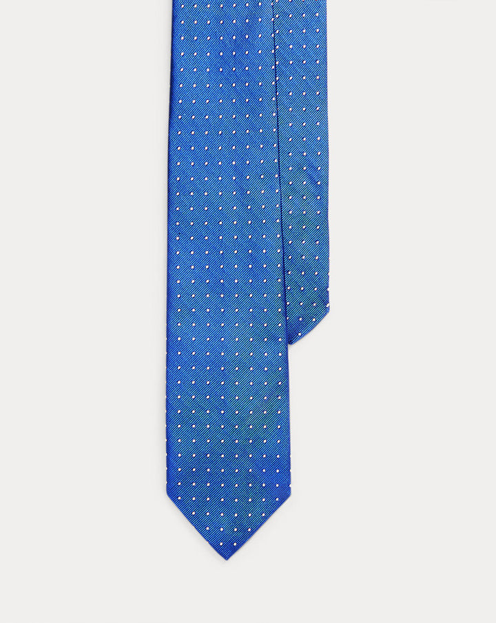 Πουά Μεταξωτή Γραβάτα Repp Ralph Lauren | Μπλε/Λευκό, όψη 1