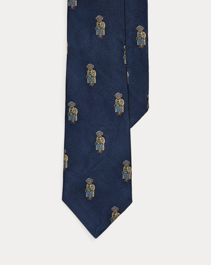 Corbata Polo Bear de seda repp Ralph Lauren | Azul marino, vista 1