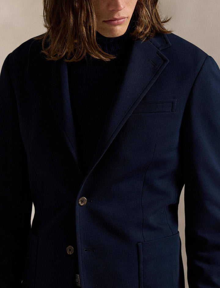 Ralph Lauren Polo Soft Modern Fit Double-Knit Jacket | Aviator Navy