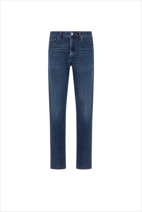 Paul &amp; Shark Varese XSoft Giza Cotton 牛仔裤 | 蓝色 – 其他视图 5