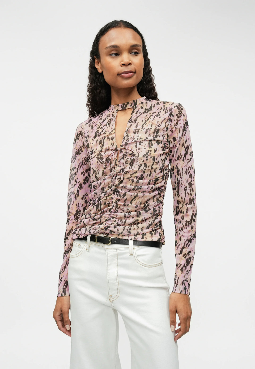 Karl Lagerfeld Animal Mesh Top | Artistic Animal