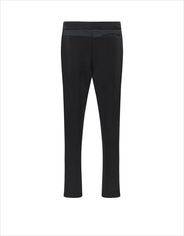 Paul &amp; Shark Supima Cotton Joggers with Logo Tape Details | Black