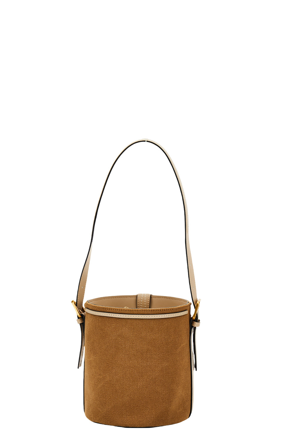 Borsa a secchiello piccola in tela lavata La Martina | Beige/Miele