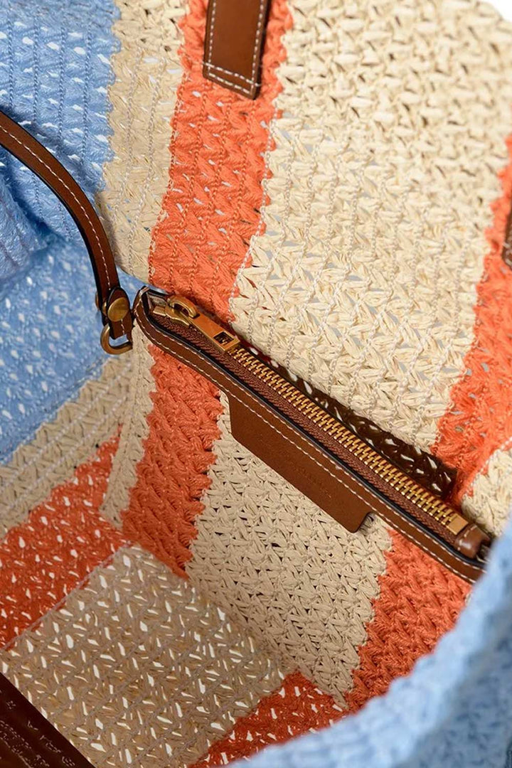Sac La Martina | Sable/Orange/Bleu ciel
