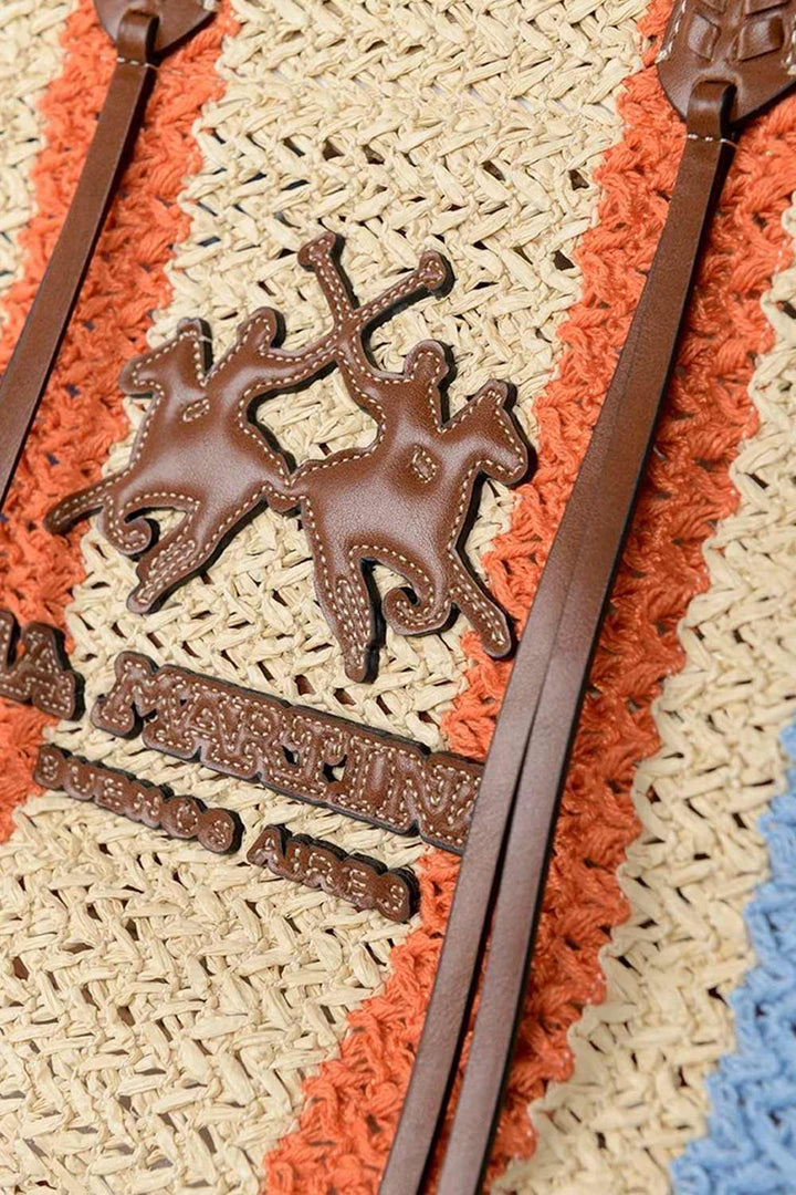 Sac La Martina | Sable/Orange/Bleu ciel