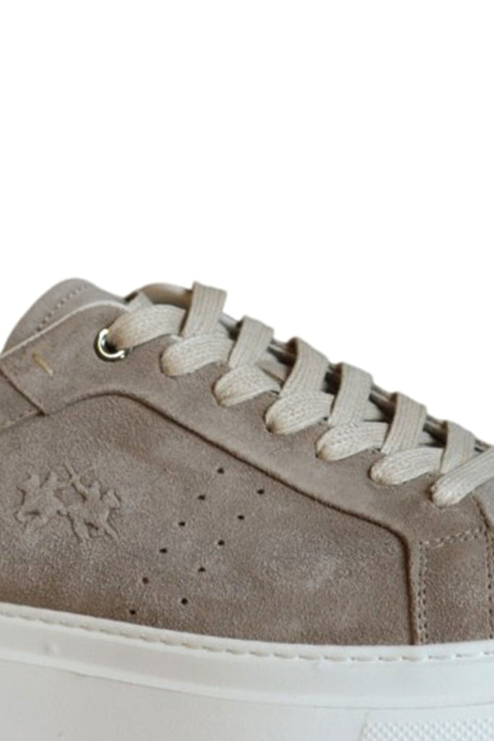 Ανδρικά σουέτ πάνινα παπούτσια La Martina | Μπεζ