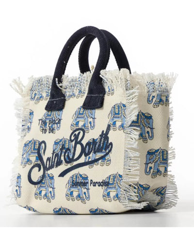 Mc2 Saint Barth Vanity Mini Delhi Elephant | White/Blue