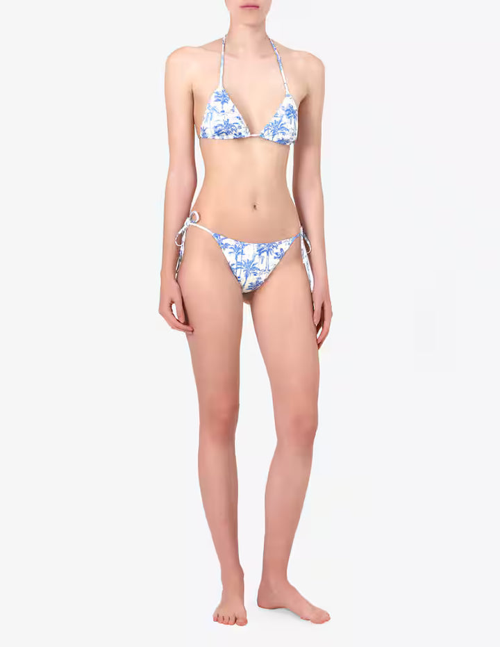 MC2 Saint Barth Dschungel-Bikini und Bikinihose | Blue Jungle