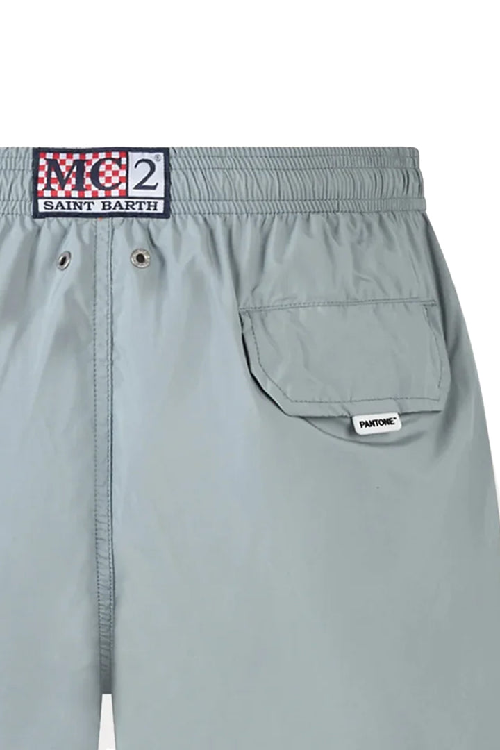 Short de bain MC2 Saint Barth Lighting Pantone | Gris