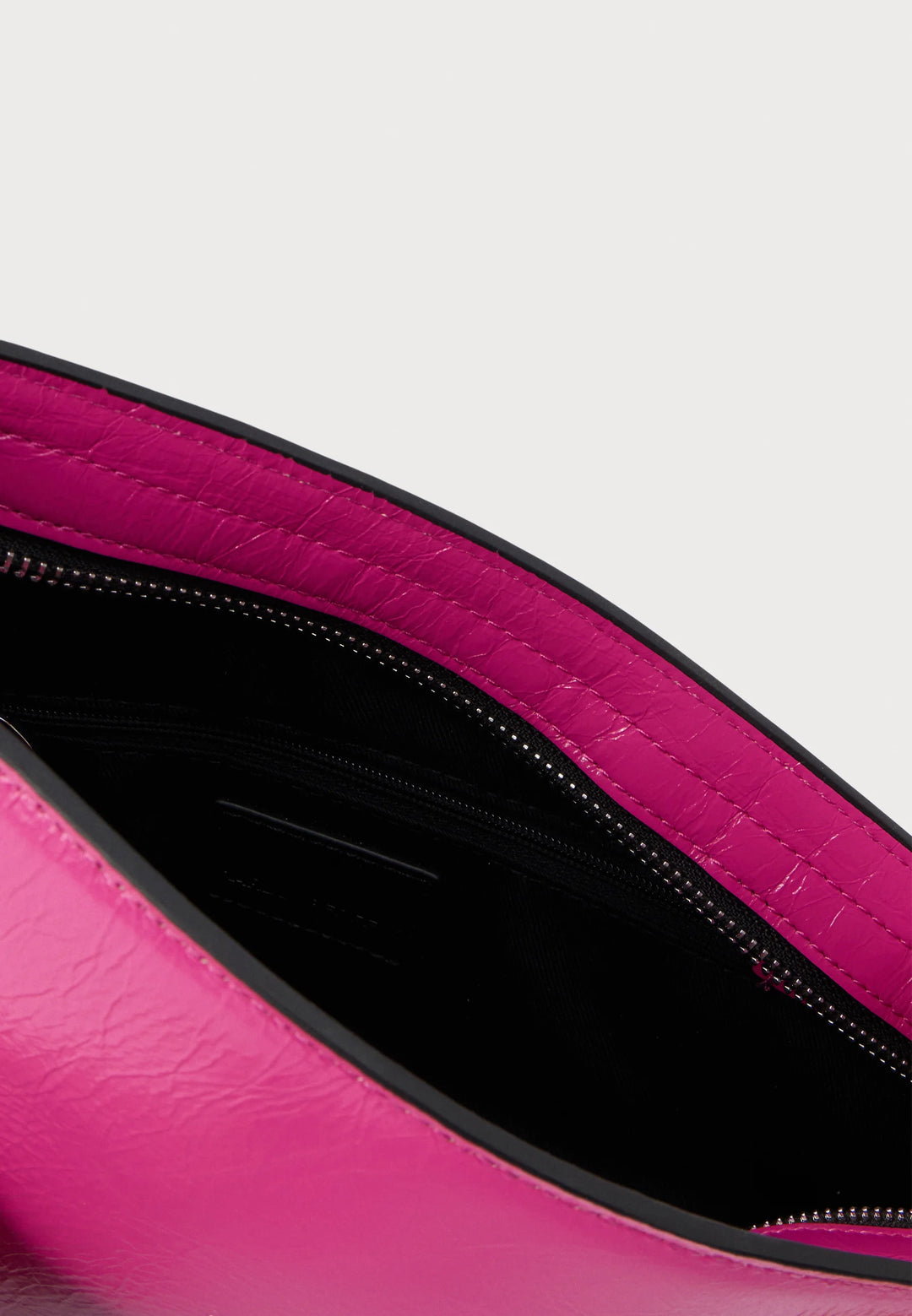 Karl Lagerfeld Leather Shiny Shoulder Bag | Very Berry