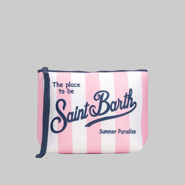Bolsa MC2 Saint Barth Aline | Rosa/Blanco