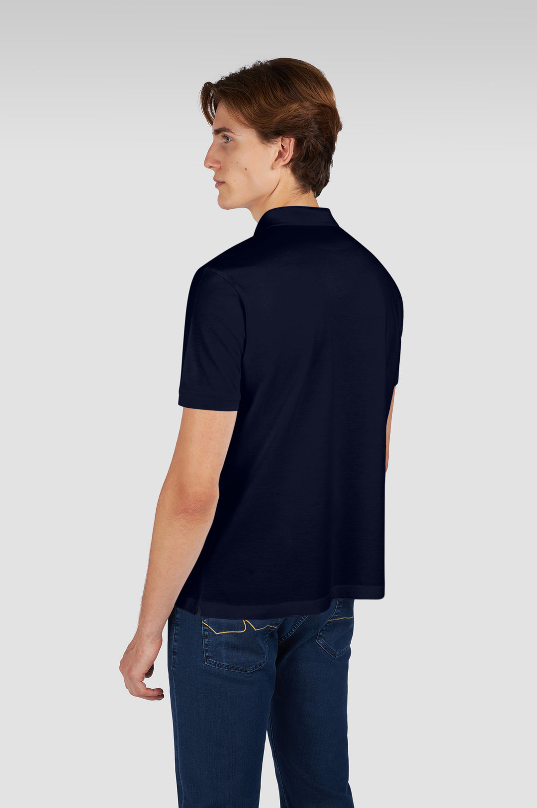 Paul & Shark Double Pique Cotton Polo | Navy