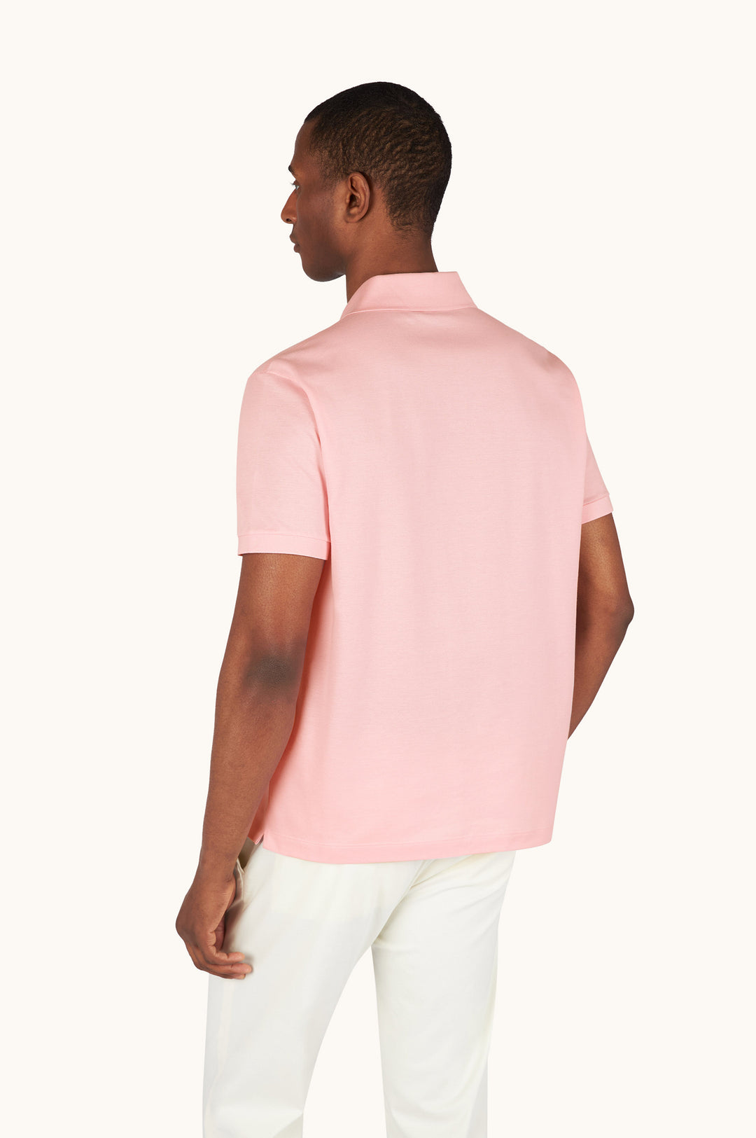 Polo de algodón de doble piqué de Paul &amp; Shark | Rosa