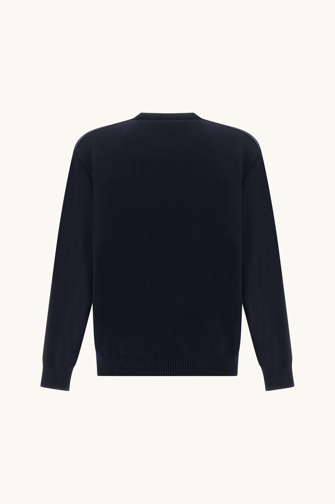 Paul &amp; Shark Soft Cool Touch Wool Crewneck Sweater with Typhoon® Details | Navy