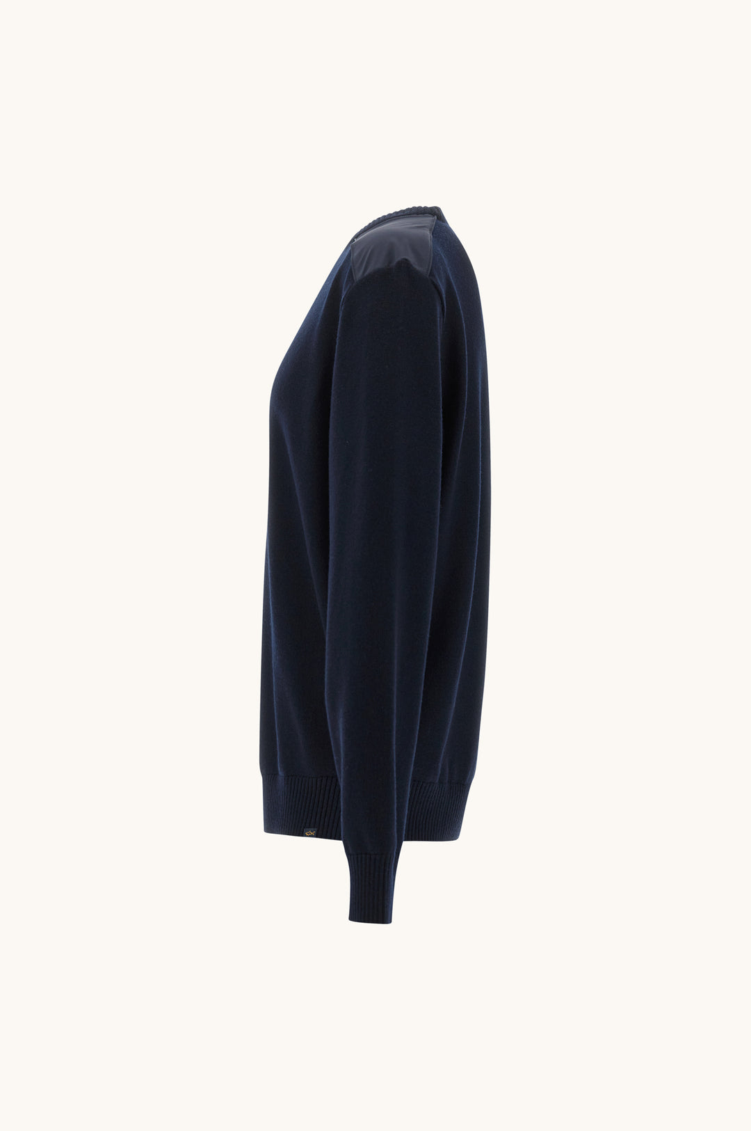 Paul &amp; Shark Soft Cool Touch Wool Crewneck Sweater with Typhoon® Details | Navy