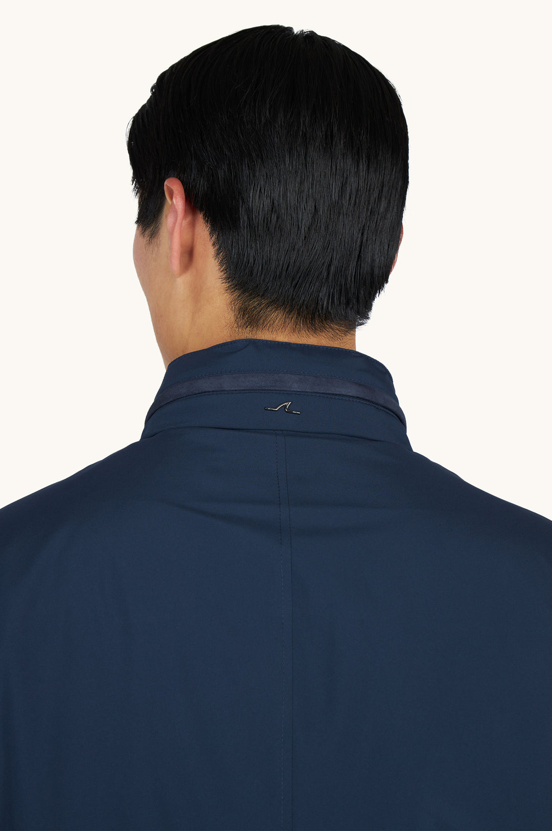 Paul &amp; Shark Typhoon® Platinum Car Coat with Suede Details | Navy