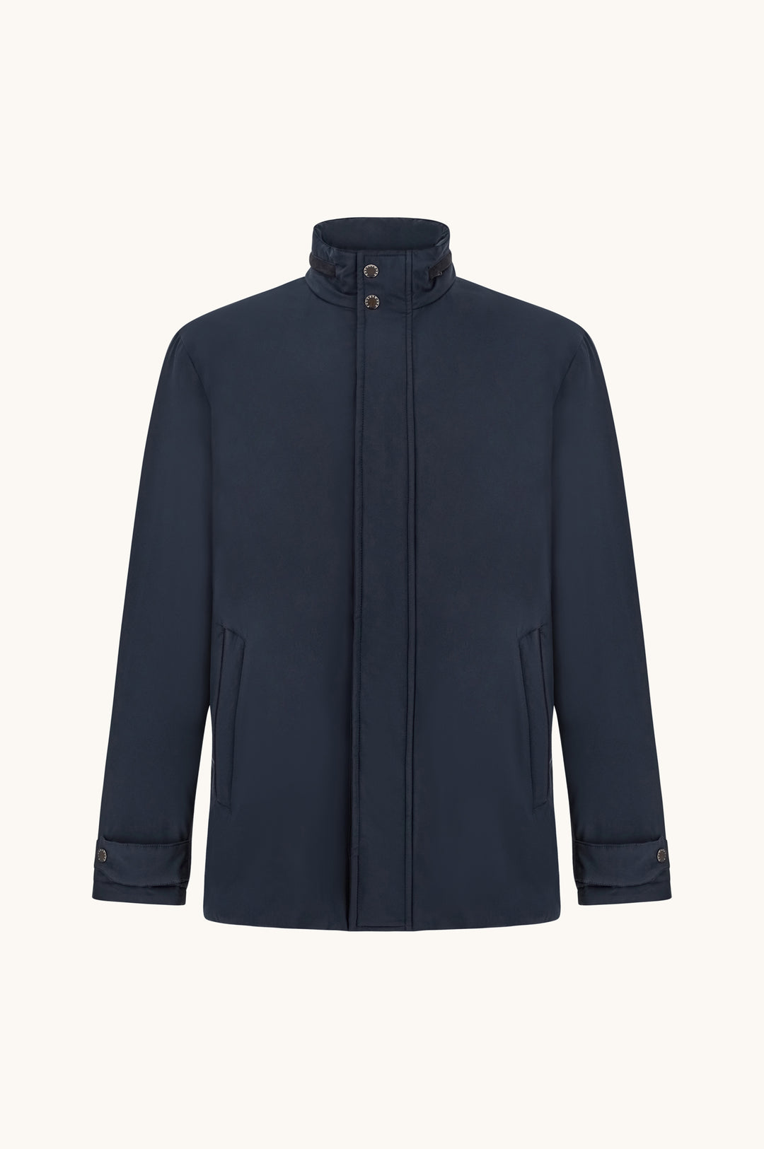Paul &amp; Shark Typhoon® Platinum Car Coat with Suede Details | Navy