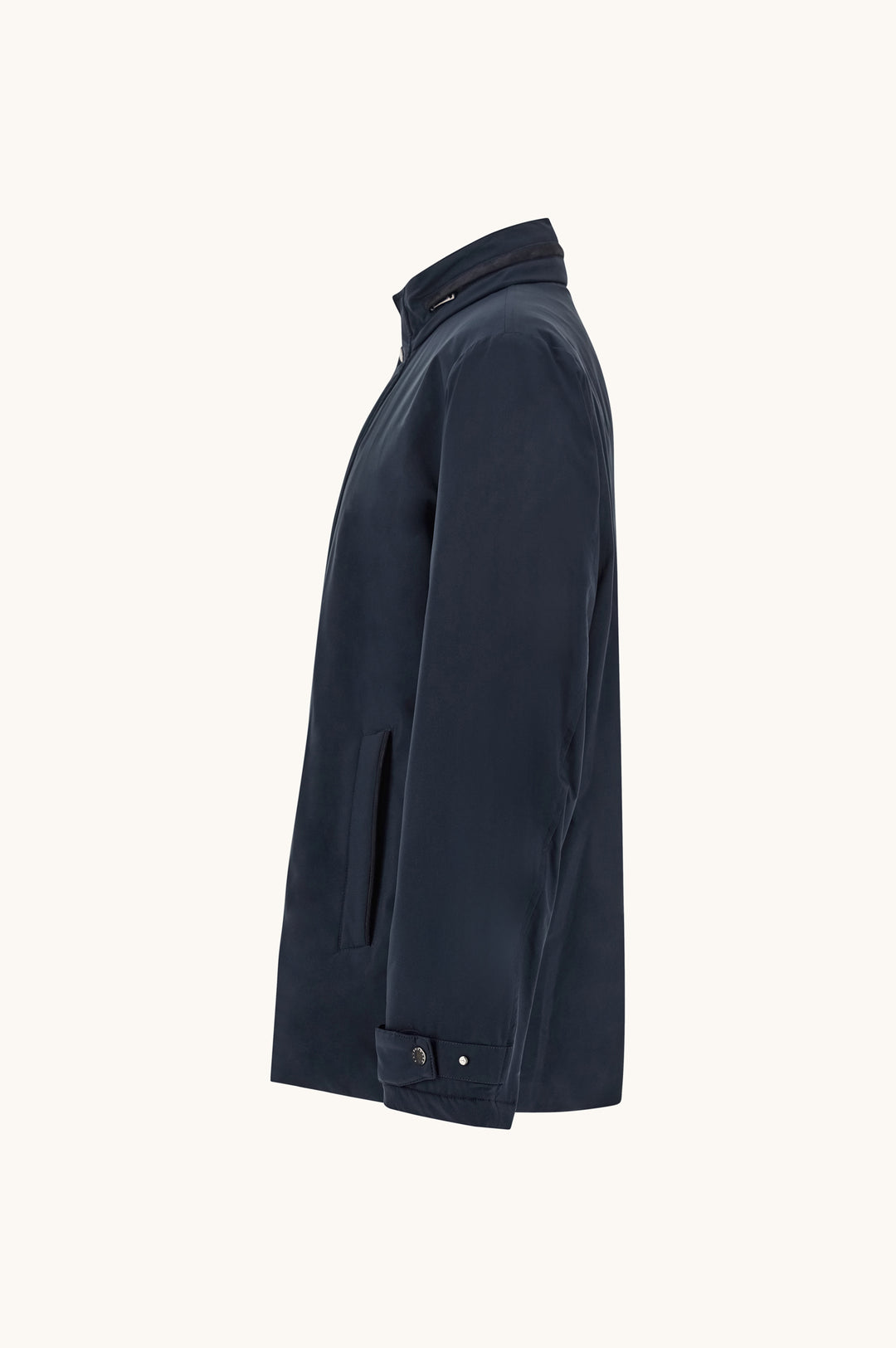 Paul &amp; Shark Typhoon® Platinum Car Coat with Suede Details | Navy