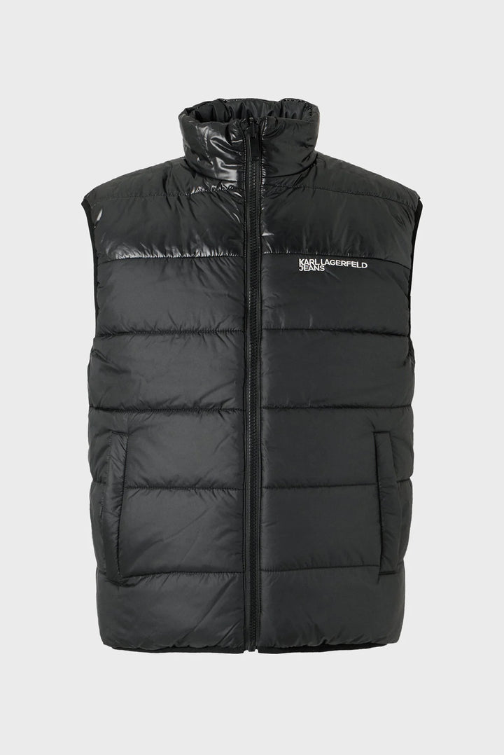 Karl Lagerfeld Reversible Men's Vest | Black
